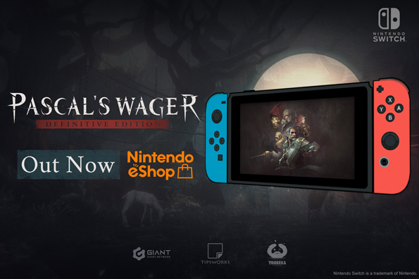 Pascal's Wager:Definitive Edition NS Launch Trailer 