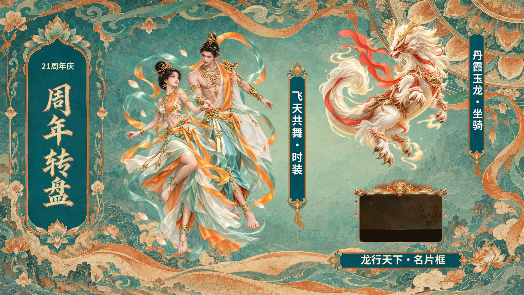 周年转盘