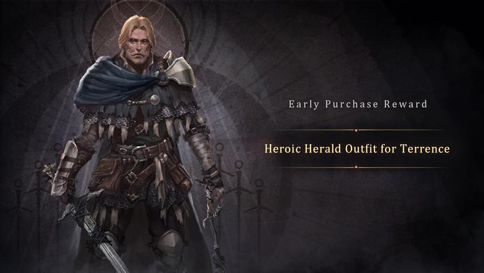 Early Purchase Reward-Heroic Herald Outfit for Terrence